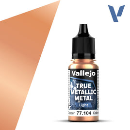 Vallejo True Metallic Metal: Ancient Copper - Light (18 ml)