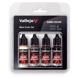 Vallejo Game Color: Paint Set - Black (4)