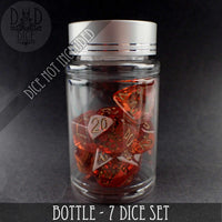 Display Bottle - 7 & 11 Dice Sets