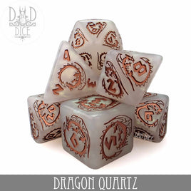 Dragon Quartz Dice Set