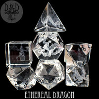 Ethereal Dragon Glass Dice Set (Gift Box)