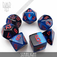 Gemini Starlight Dice Set