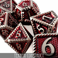 Terror Construct Metal Dice Set