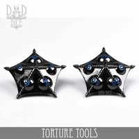 Torture Tools Blue (Metal) - Dice Set