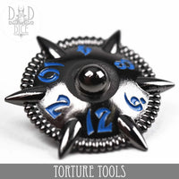 Torture Tools Blue (Metal) - Dice Set