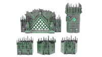 Kingdom of Azragor Walls and Gate (STL File)