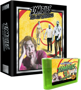 Zombies Ate My Neighbor: Premium Edition Green Cartridge (Sega Genesis)
