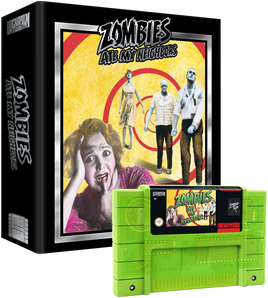 Zombies Ate My Neighbor: Premium Edition Green Cartridge (Super Nintendo)