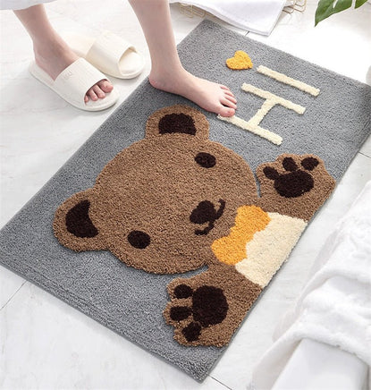 Absorbent Bathroom Doormat - The Mage's Emporium Kore Kawaii Kore Kawaii Shopify Collective Used English Japanese Style Comic Book