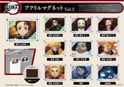 Acrylic Magnet Demon Slayer: Kimetsu no Yaiba Vol.3 ( 1 Blind Box) - The Mage's Emporium Super Anime Store Shopify Collective Super Anime Store Used English Figures Japanese Style Comic Book