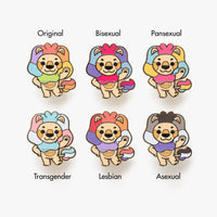 Adam Pride Hard Enamel Pins - The Mage's Emporium Geoffrey Siu Art LLC Geoffrey Siu Art LLC Shopify Collective Used English Enamel Pin Japanese Style Comic Book