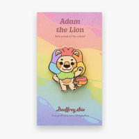 Adam Pride Hard Enamel Pins - The Mage's Emporium Geoffrey Siu Art LLC Geoffrey Siu Art LLC Shopify Collective Used English Enamel Pin Japanese Style Comic Book