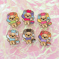 Adam Pride Hard Enamel Pins - The Mage's Emporium Geoffrey Siu Art LLC Geoffrey Siu Art LLC Shopify Collective Used English Enamel Pin Japanese Style Comic Book