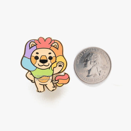 Adam Pride Hard Enamel Pins - The Mage's Emporium Geoffrey Siu Art LLC Geoffrey Siu Art LLC Shopify Collective Used English Enamel Pin Japanese Style Comic Book