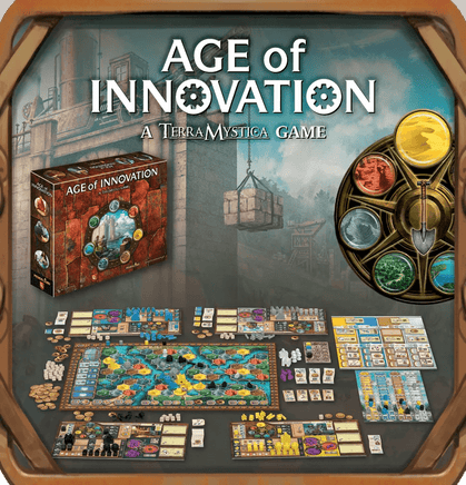 Age of Innovation: A Terra Mystica Game - Board Game - The Mage's Emporium PunkOuter Games PunkOuter Games Shopify Collective Used English Board Game Japanese Style Comic Book