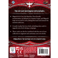Arkham Horror LCG: Investigator Deck - Miguel de la Cruz