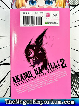 Akame ga Kill Vol 2 - The Mage's Emporium Yen Press 2407 BackInStock Used English Manga Japanese Style Comic Book