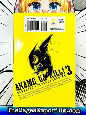 Akame Ga Kill! Vol 3 - The Mage's Emporium Yen Press 2408 BackInStock Used English Manga Japanese Style Comic Book