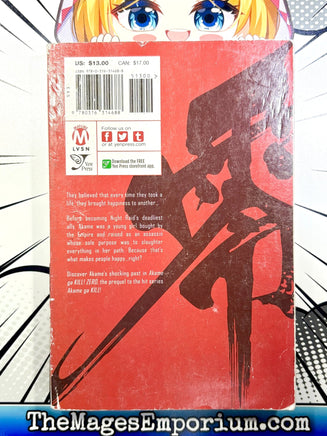 Akame ga Kill Zero Vol 1 - The Mage's Emporium Yen Press 2412 BackInStock Used English Manga Japanese Style Comic Book