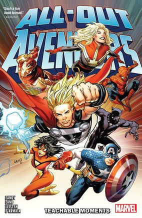 All - Out Avengers TPB Teachable Moments - The Mage's Emporium The Multiverse Shopify Collective The Multiverse Used English Graphic Novels Japanese Style Comic Book