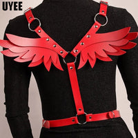 Angel Wings Leather Harness - The Mage's Emporium Kore Kawaii Kore Kawaii Shopify Collective Used English Japanese Style Comic Book