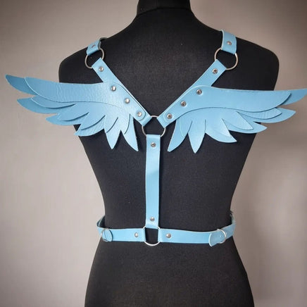 Angel Wings Leather Harness - The Mage's Emporium Kore Kawaii Kore Kawaii Shopify Collective Used English Japanese Style Comic Book