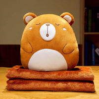 Animal Cushion Blanket - The Mage's Emporium Kore Kawaii Kore Kawaii Shopify Collective Used English Japanese Style Comic Book
