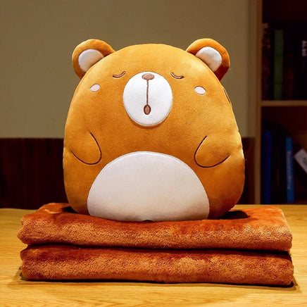 Animal Cushion Blanket - The Mage's Emporium Kore Kawaii Kore Kawaii Shopify Collective Used English Japanese Style Comic Book