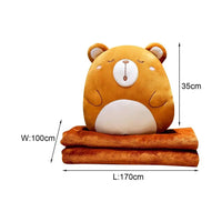 Animal Cushion Blanket - The Mage's Emporium Kore Kawaii Kore Kawaii Shopify Collective Used English Japanese Style Comic Book