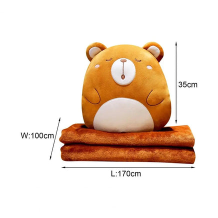Animal Cushion Blanket - The Mage's Emporium Kore Kawaii Kore Kawaii Shopify Collective Used English Japanese Style Comic Book