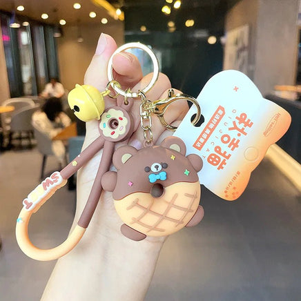 Animal Donut Friend Keychains - The Mage's Emporium Kore Kawaii Kore Kawaii Shopify Collective Used English Japanese Style Comic Book