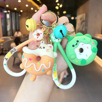 Animal Donut Friend Keychains - The Mage's Emporium Kore Kawaii Kore Kawaii Shopify Collective Used English Japanese Style Comic Book