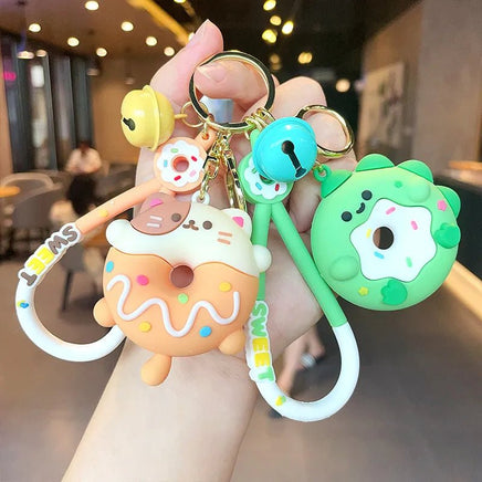 Animal Donut Friend Keychains - The Mage's Emporium Kore Kawaii Kore Kawaii Shopify Collective Used English Japanese Style Comic Book