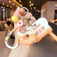 Animal Donut Friend Keychains - The Mage's Emporium Kore Kawaii Kore Kawaii Shopify Collective Used English Japanese Style Comic Book