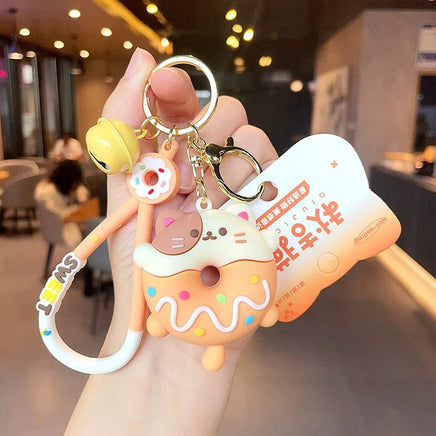 Animal Donut Friend Keychains - The Mage's Emporium Kore Kawaii Kore Kawaii Shopify Collective Used English Japanese Style Comic Book