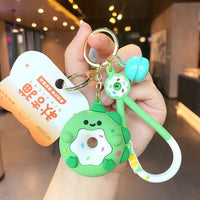Animal Donut Friend Keychains - The Mage's Emporium Kore Kawaii Kore Kawaii Shopify Collective Used English Japanese Style Comic Book