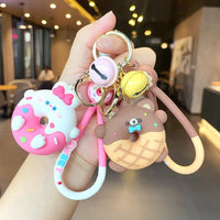Animal Donut Friend Keychains - The Mage's Emporium Kore Kawaii Kore Kawaii Shopify Collective Used English Japanese Style Comic Book