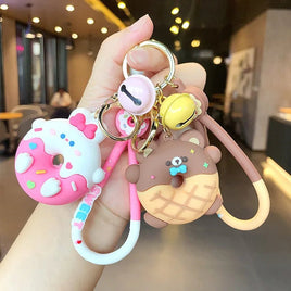 Animal Donut Friend Keychains - The Mage's Emporium Kore Kawaii Kore Kawaii Shopify Collective Used English Japanese Style Comic Book