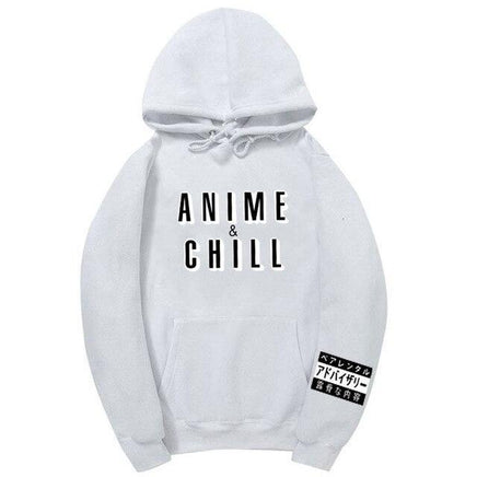 Anime & Chill Hoodie Sweatshirt - The Mage's Emporium Kore Kawaii Kore Kawaii Shopify Collective Used English Japanese Style Comic Book