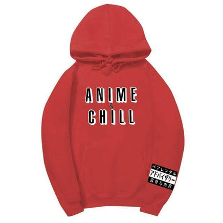 Anime & Chill Hoodie Sweatshirt - The Mage's Emporium Kore Kawaii Kore Kawaii Shopify Collective Used English Japanese Style Comic Book