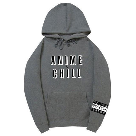 Anime & Chill Hoodie Sweatshirt - The Mage's Emporium Kore Kawaii Kore Kawaii Shopify Collective Used English Japanese Style Comic Book