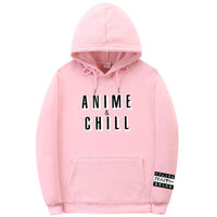 Anime & Chill Hoodie Sweatshirt - The Mage's Emporium Kore Kawaii Kore Kawaii Shopify Collective Used English Japanese Style Comic Book