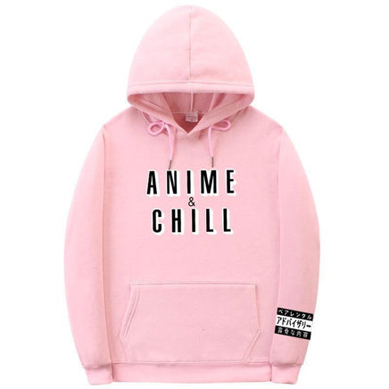 Anime & Chill Hoodie Sweatshirt - The Mage's Emporium Kore Kawaii Kore Kawaii Shopify Collective Used English Japanese Style Comic Book