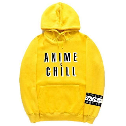 Anime & Chill Hoodie Sweatshirt - The Mage's Emporium Kore Kawaii Kore Kawaii Shopify Collective Used English Japanese Style Comic Book