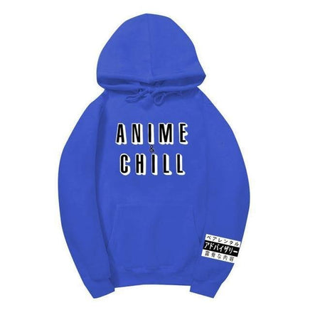 Anime & Chill Hoodie Sweatshirt - The Mage's Emporium Kore Kawaii Kore Kawaii Shopify Collective Used English Japanese Style Comic Book