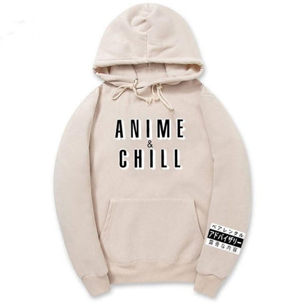 Anime & Chill Hoodie Sweatshirt - The Mage's Emporium Kore Kawaii Kore Kawaii Shopify Collective Used English Japanese Style Comic Book