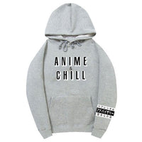 Anime & Chill Hoodie Sweatshirt - The Mage's Emporium Kore Kawaii Kore Kawaii Shopify Collective Used English Japanese Style Comic Book