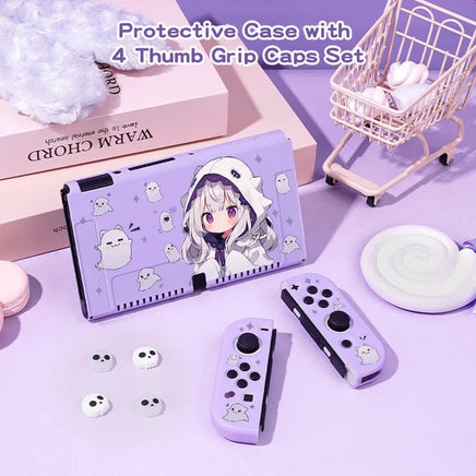 Anime Ghost Girl Nintendo Switch Case - The Mage's Emporium Kore Kawaii Kore Kawaii Shopify Collective Used English Japanese Style Comic Book
