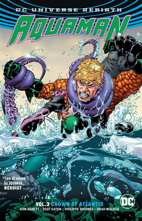 AQUAMAN TP VOL 03 CROWN OF ATLANTIS (REBIRTH) - The Mage's Emporium The Multiverse Shopify Collective The Multiverse Used English Graphic Novels Japanese Style Comic Book