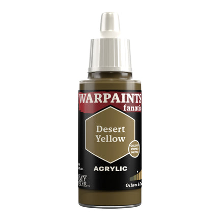Army Painter Warpaints Fanatic: Desert Yellow 18ml - The Mage's Emporium Little Shop of Magic Little Shop of Magic Shopify Collective Used English Miniatures Japanese Style Comic Book